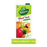 B Natural Mixed Fruit Juice 1 Litre Tetra Pack