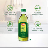 Del Monte Light Olive Oil 1 Litre, Pack of 2 Pc