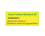 Oreal Yellow Mustard Oil Cold Pressed 5 Litre Pack