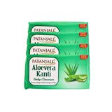 Patanjali Aloevera Kanti Body Cleanser Soap 75 g, 150 g & 300 g (75 g x 4) & 600 g (150 g x 4)