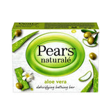 Pears Naturale Aloe Vera Bathing Bar - 125 g & Value Pack of 3 Bars of 125 g