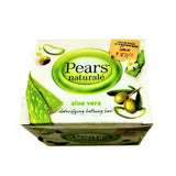 Pears Naturale Aloe Vera Bathing Bar - 125 g & Value Pack of 3 Bars of 125 g