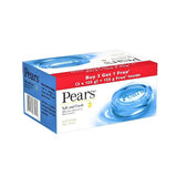Pears Soft & Fresh Soap with 98 % Pure Glycerin & Mint Extract 125 g x 4 (Buy 3 Get 1 Free Pack)
