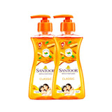 Santoor Gentle Handwash Classic with Sandalwood & Tulsi 200 ml - Buy 1 Get 1 Free