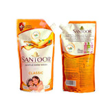 Santoor Gentle Handwash Classic with Sandalwood & Tulsi - 750 ml Refill