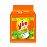 Vim Extra Dishwash Bar Anti Bac with Neem 190 g, Pack of 5 Bar