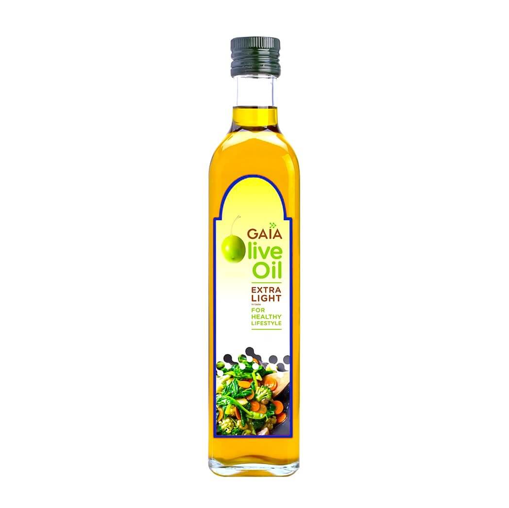 Gaia Extra Light Olive Oil 500 ml, 1 Litre & 5 Litre Pack