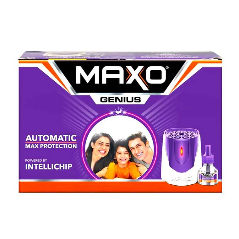 Maxo Genius Mosquito Repellent Machine with 01 Refill (35 ml) Pack