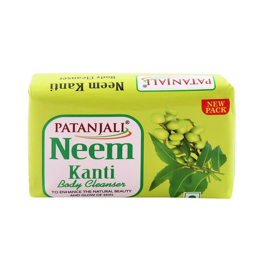 Patanjali Neem Kanti Body Cleanser Soap 75 g, 150 g & 300 g (75 g x 4) & 600 g (150 g x 4)