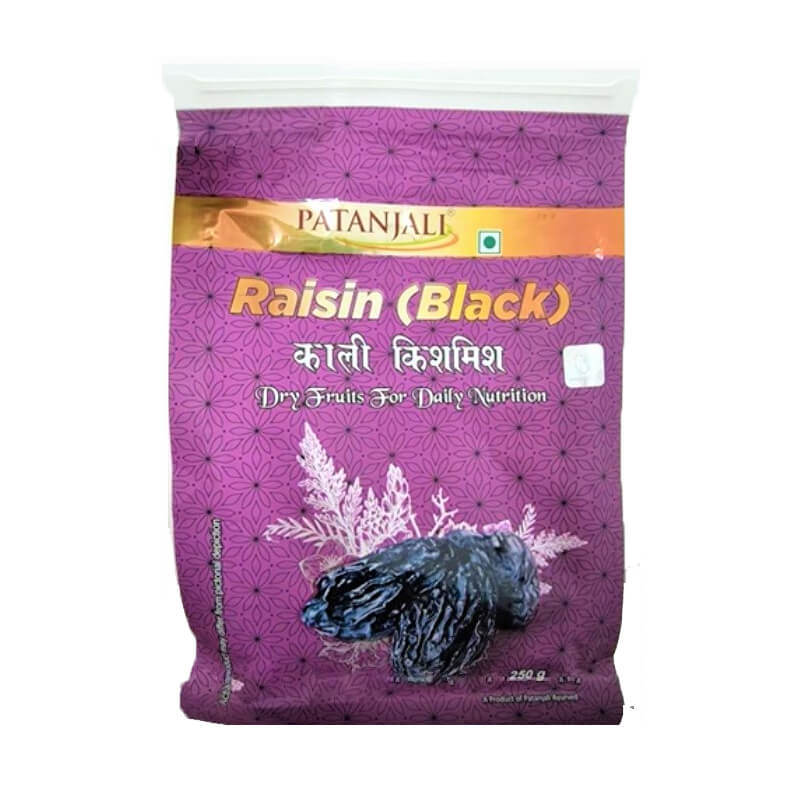 Buy Patanjali Black Raisin (Kishmish) 250 g online